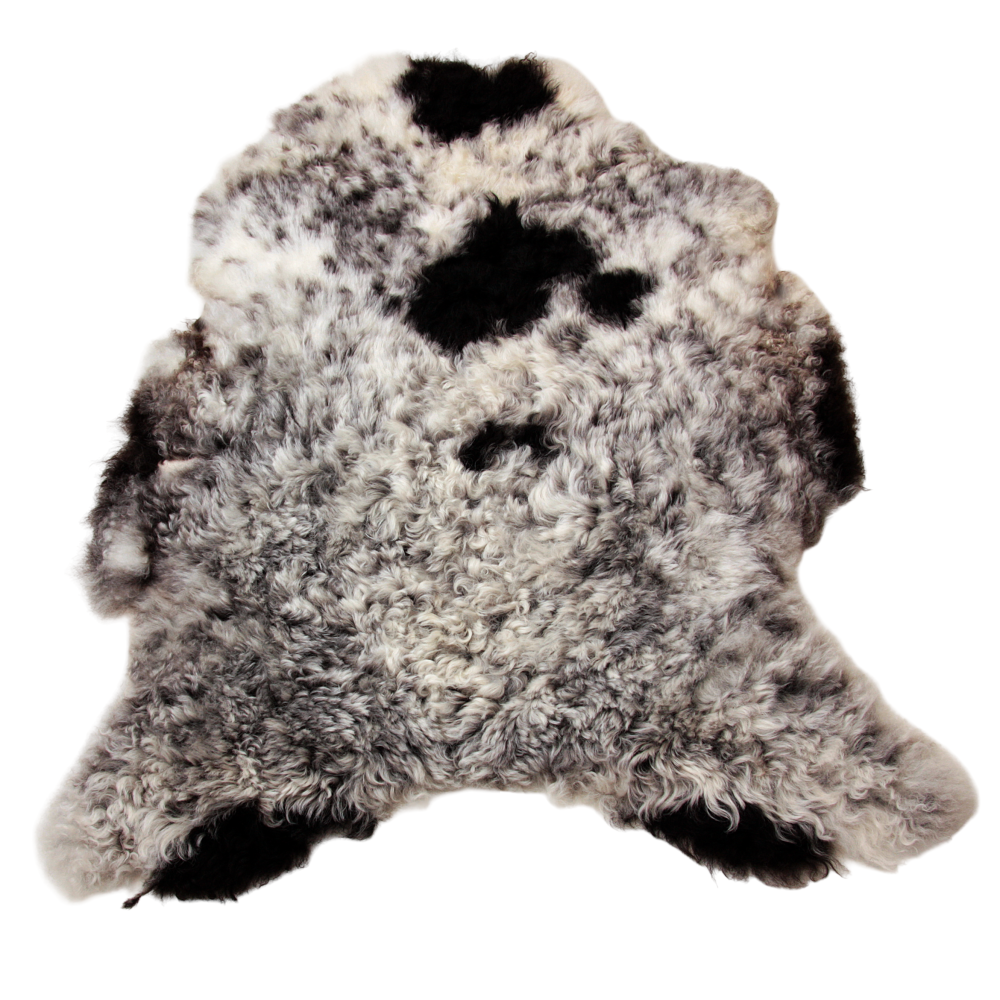 SoftSheep Icelandic sheepskin - Spotted, short hair