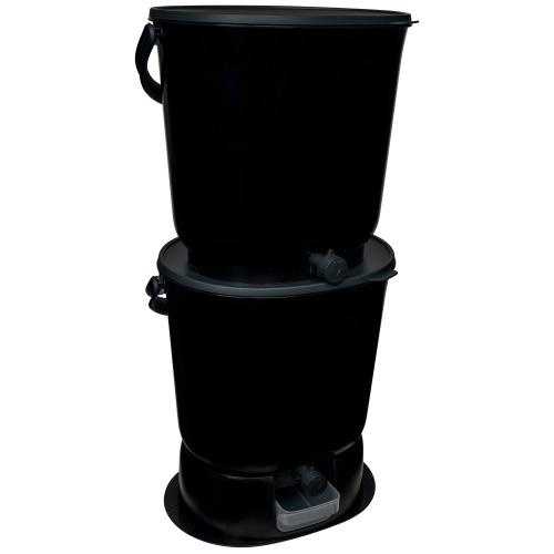 Bokashi Essential Kompostbehälter-Set - Schwarz