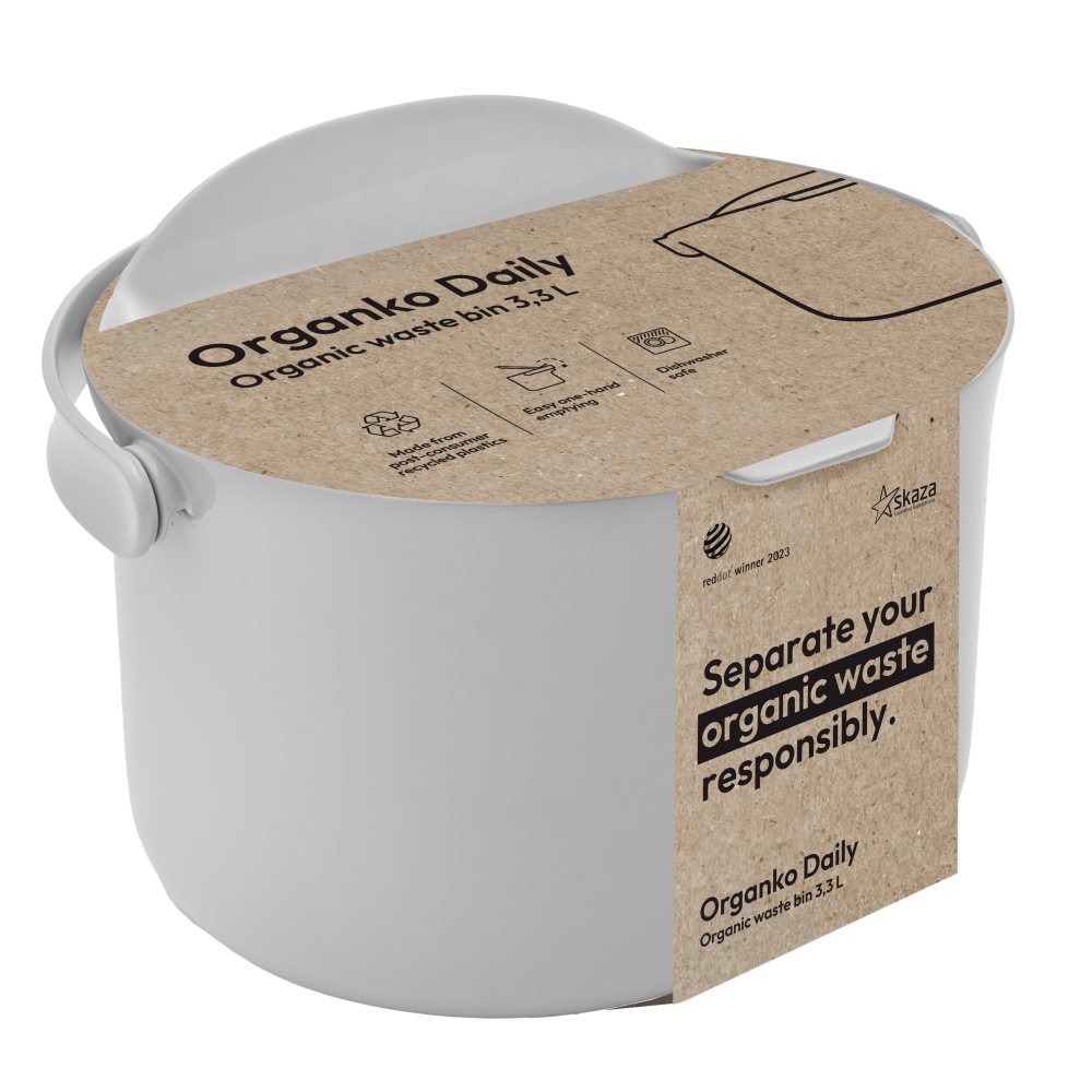 Bokashi Daily Kompostbehälter - Hellgrau - Bild 7