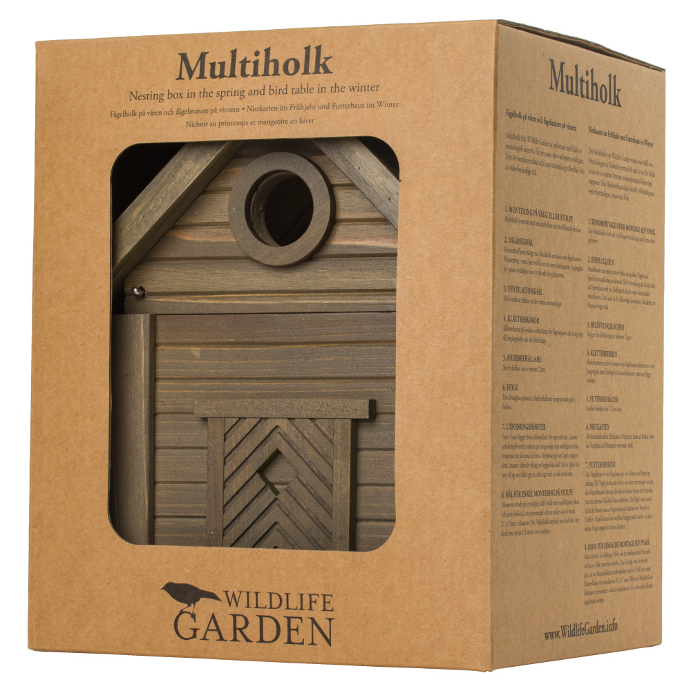 Wildlife Garden fuglehus/foderautomat - Grøn umbra - Billede 7