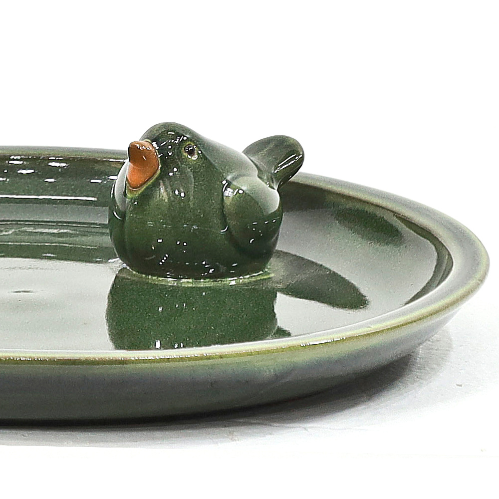 Gus Design Vogelbad mit Vogel - Grün - Bild 4