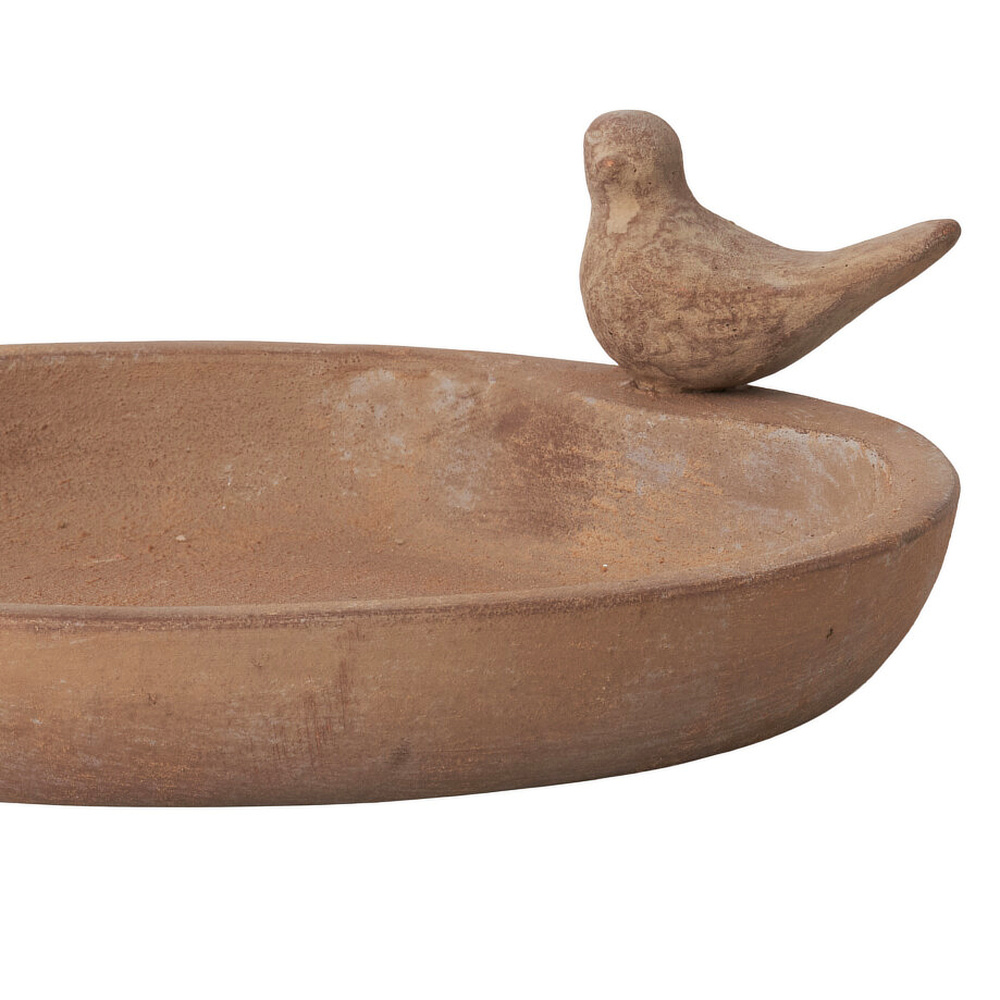 Lauvring ceramic bird bath - Terracotta - Image 4