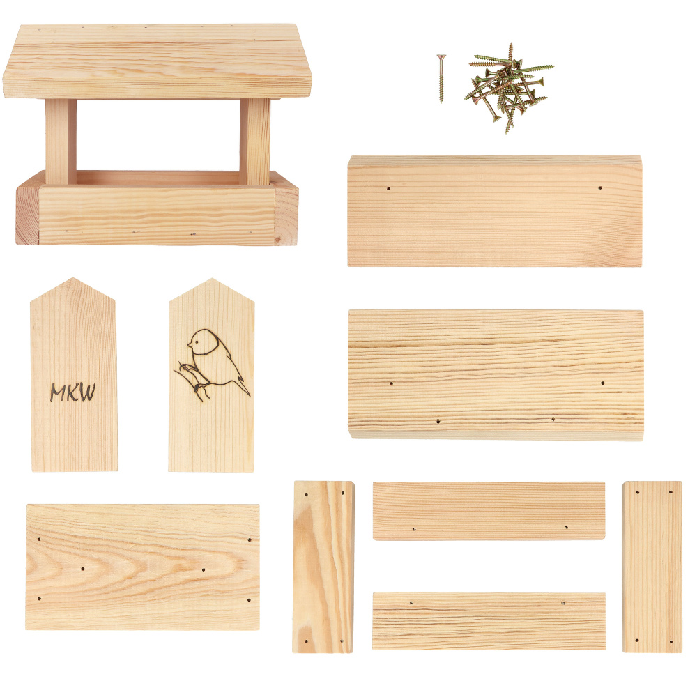 MKW Futterbrett aus Holz zum Selberbauen