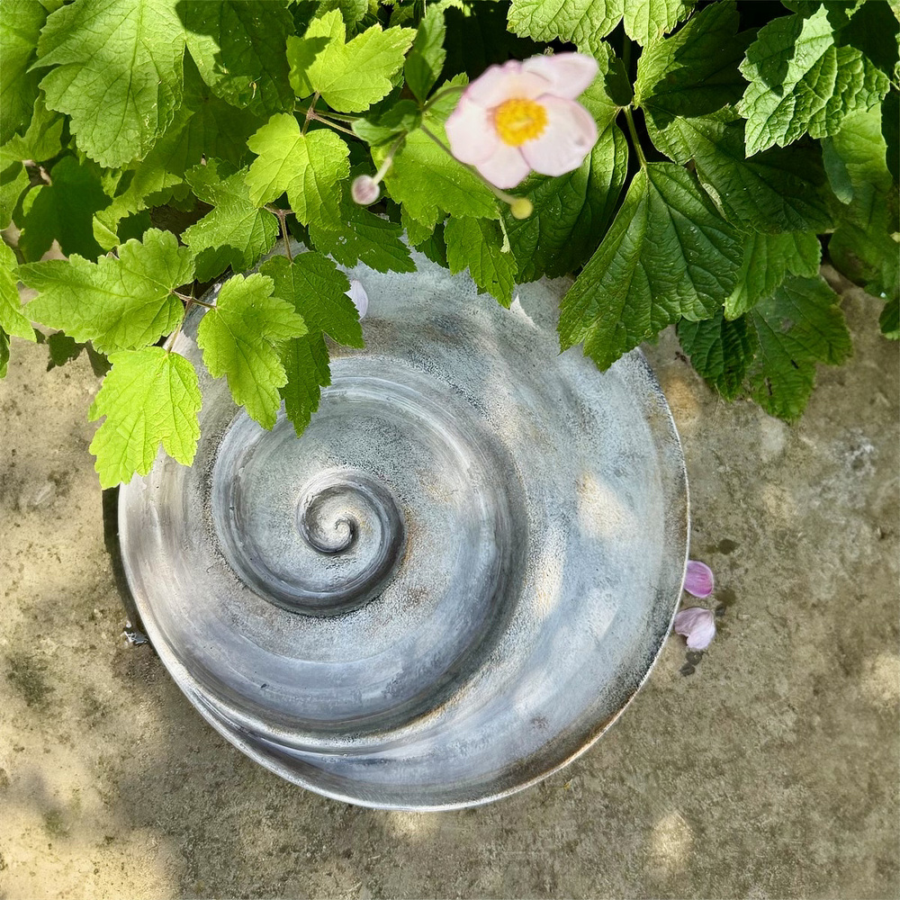 ELDgarden fuglebad i fossil design - Billede 3