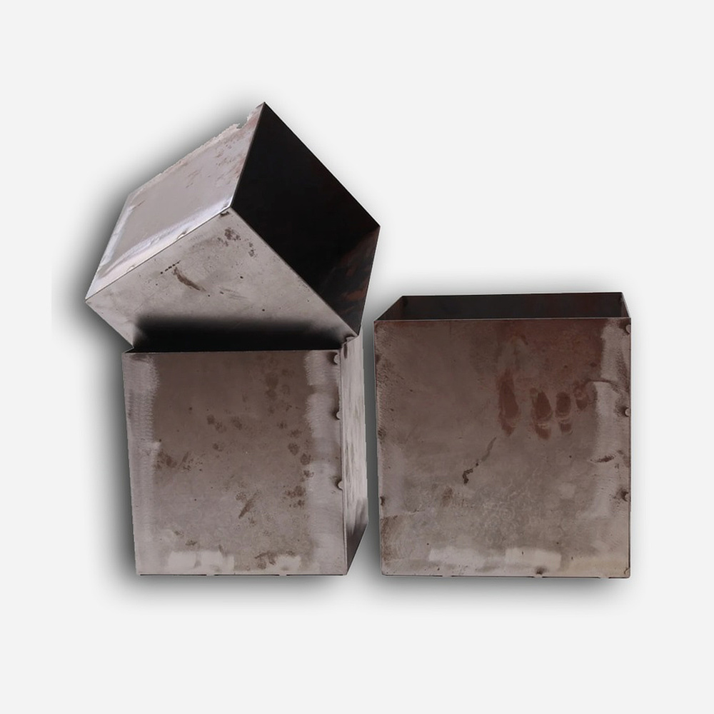 ELDgarden Metalltöpfe, 3er-Set - quadratisch - Bild 2