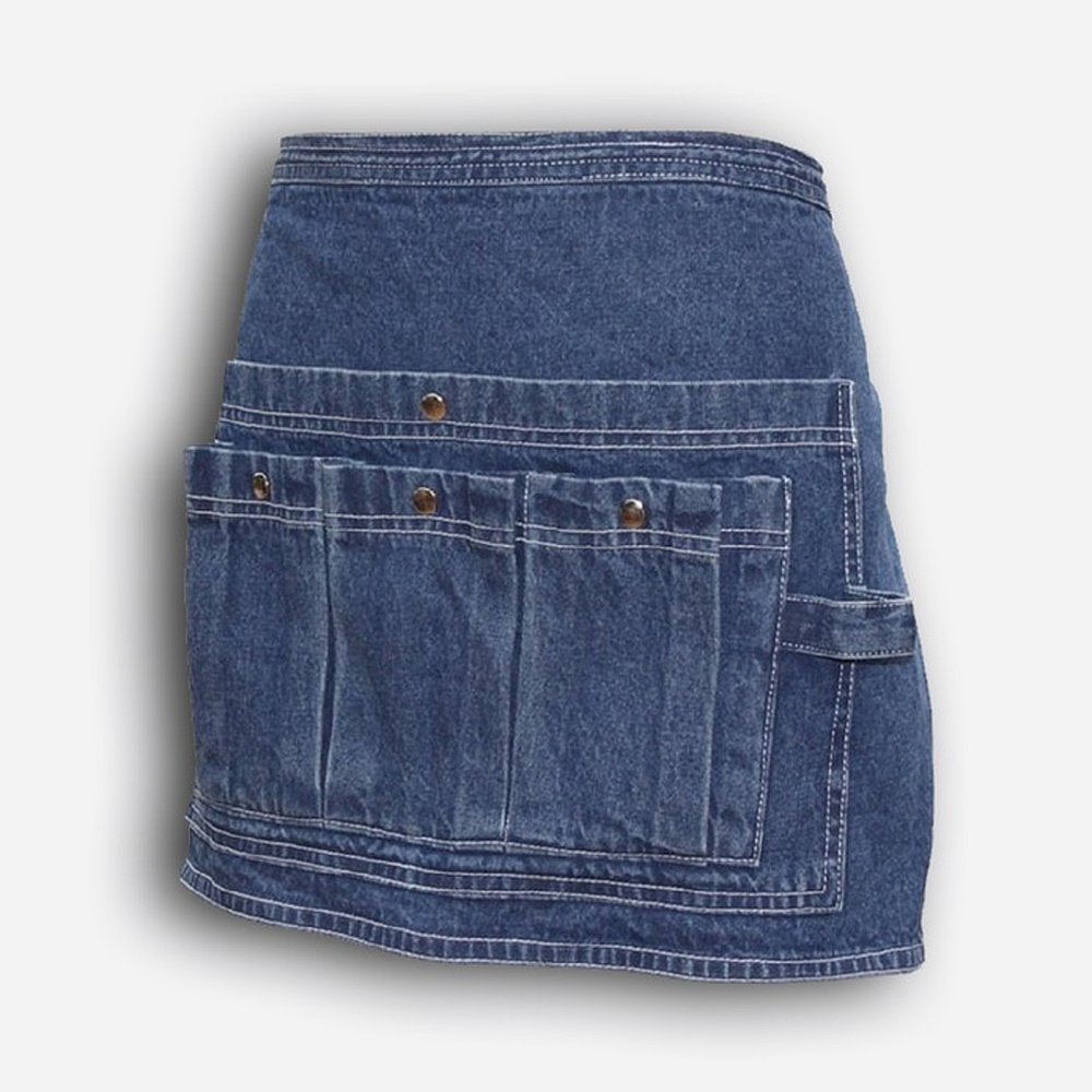 ELDgarden tuinschort van denim - kort - Afbeelding 2