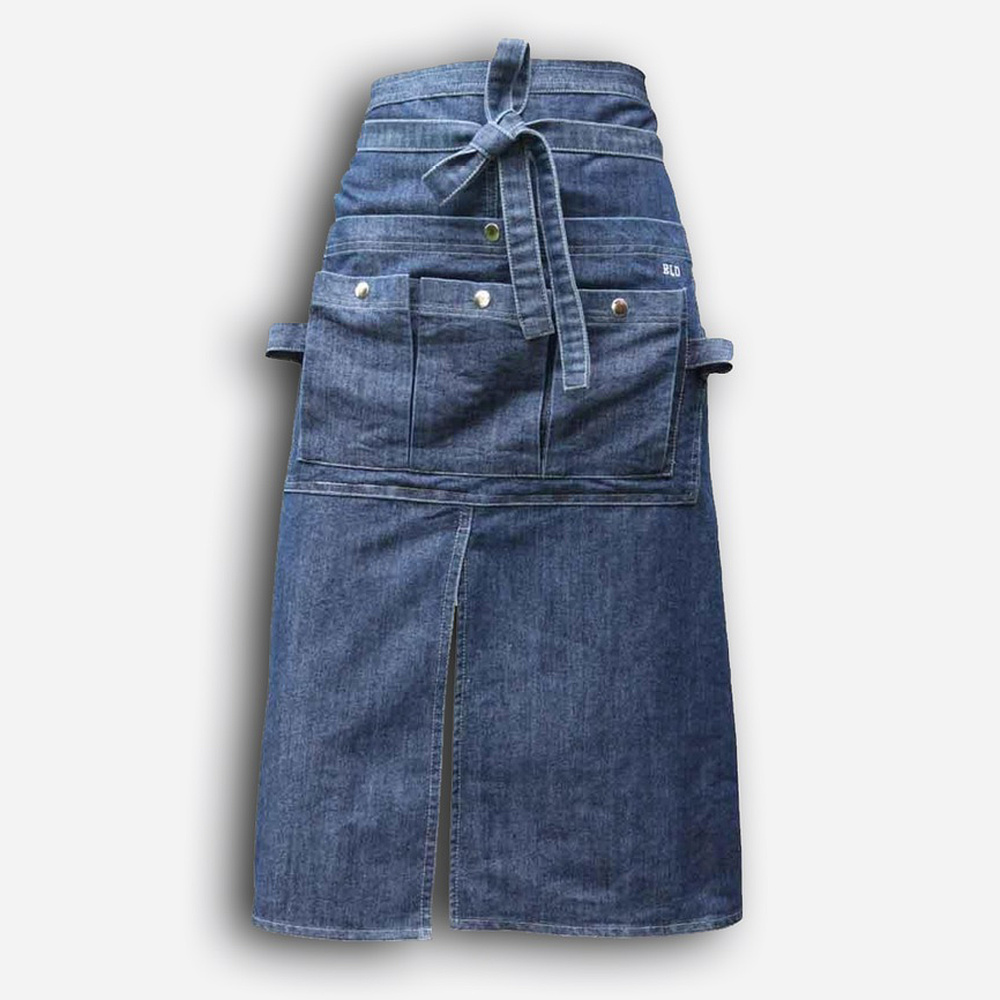 ELDgarden trädgårdsförkläde i denim - mellanlångt - Bild 2