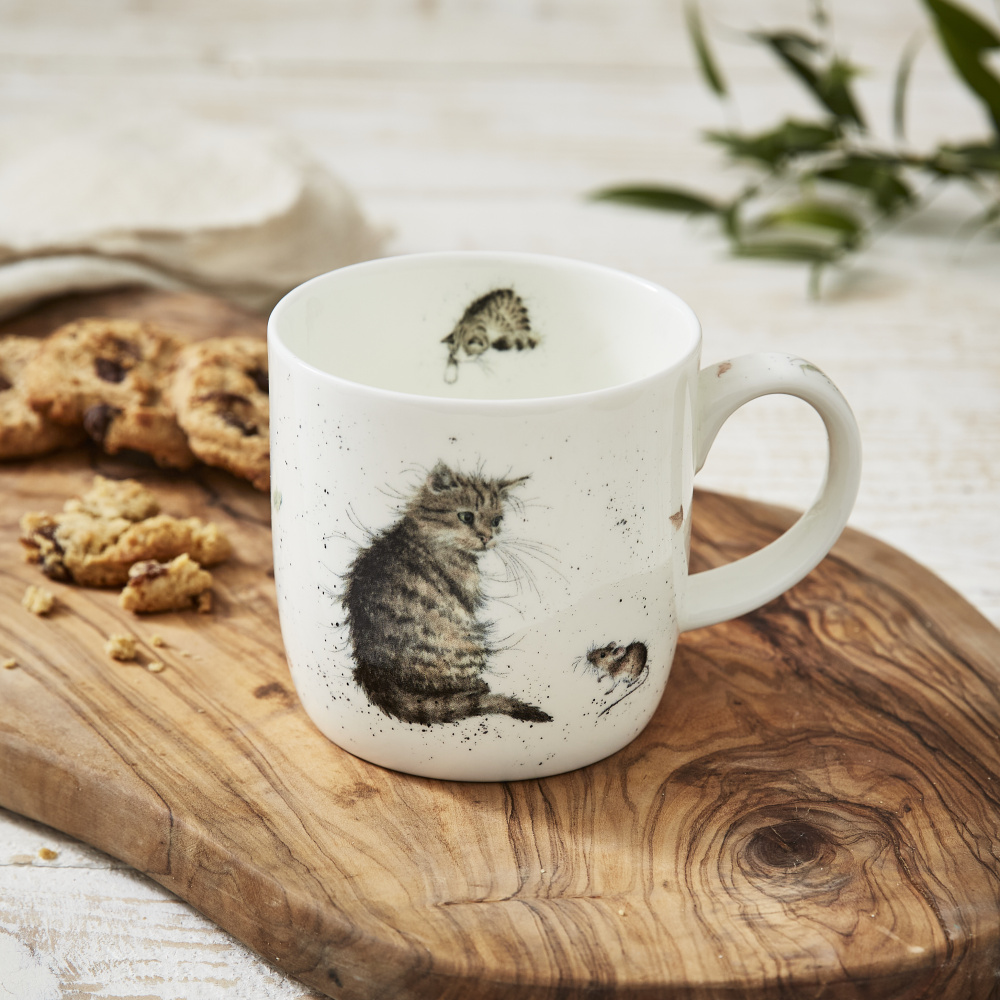 Wrendale mugg - Katt och mus - Bild 5