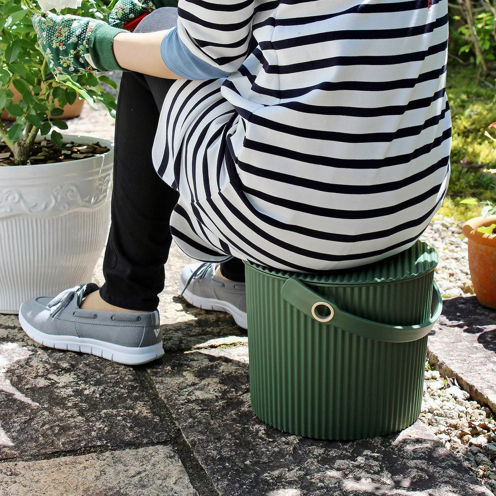 Omnioutil emmer - stoffig groen, 10 L - Afbeelding 7