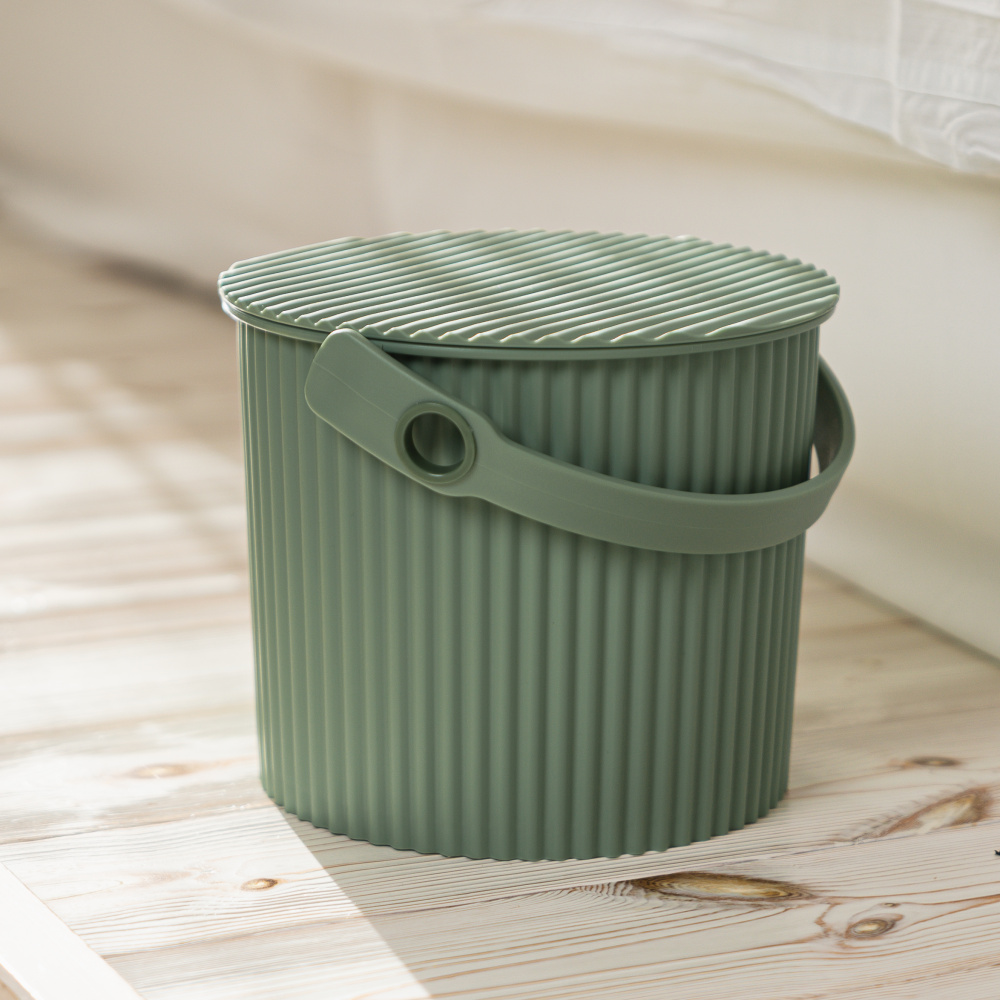 Omnioutil spand - Støvet grøn,  8 L - Billede 2