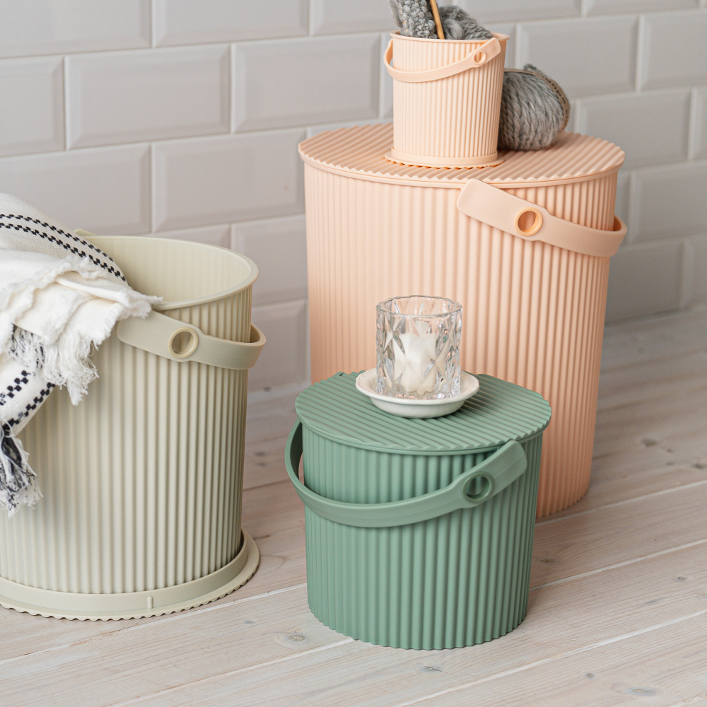 Omnioutil emmer - Stoffig groen,  8 L - Afbeelding 3
