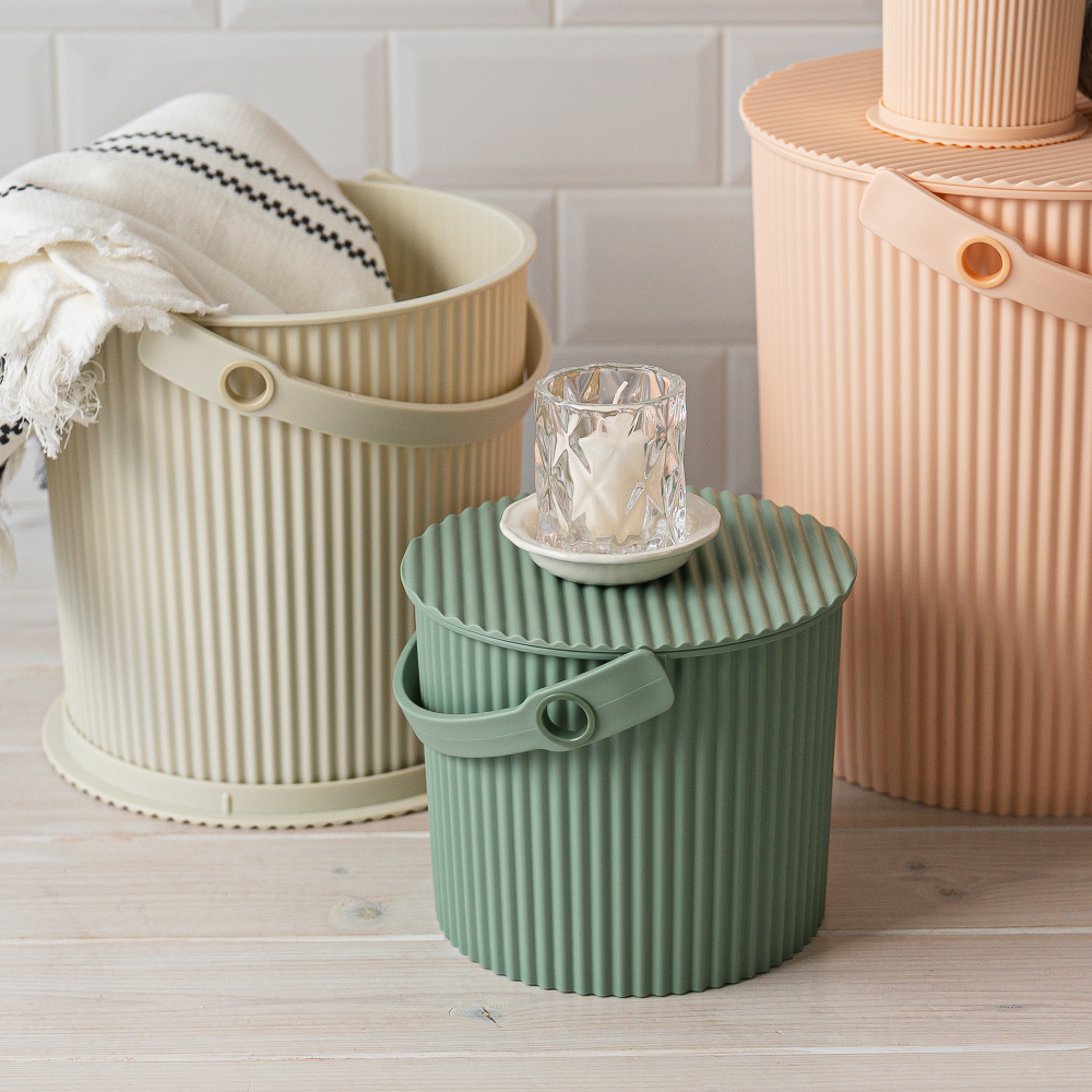 Omnioutil spand - Støvet grøn,  4 L - Billede 3