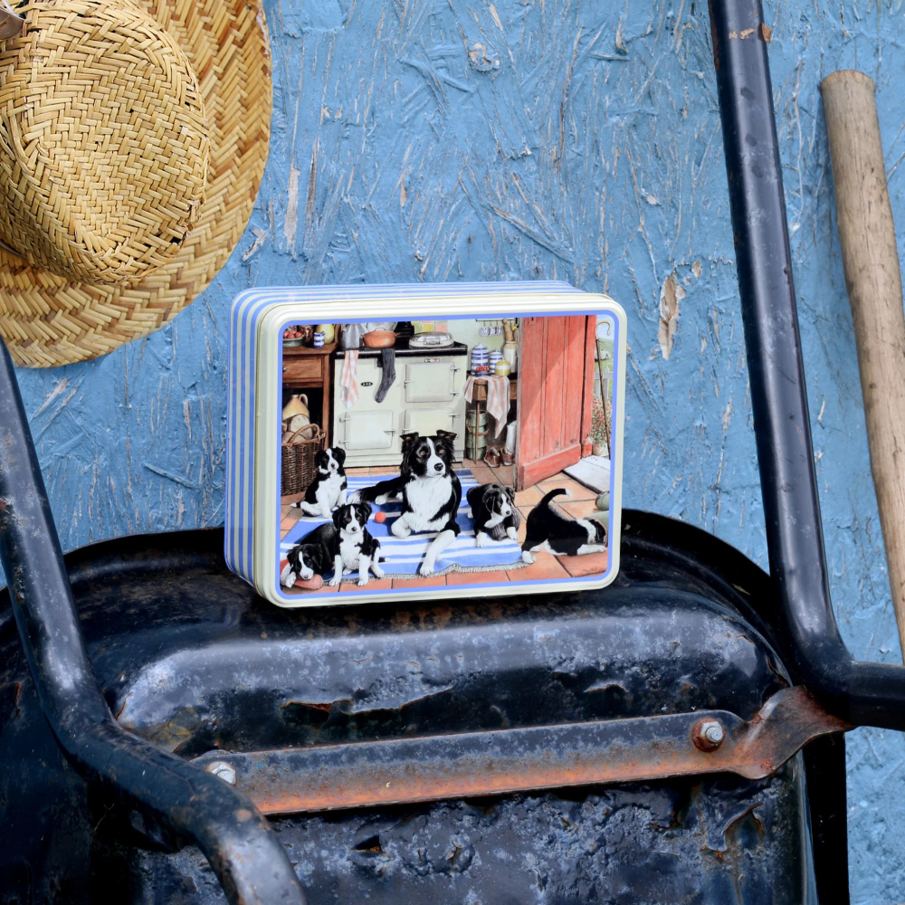 Elite Tins Storage Tin - Border Collies - Image 5