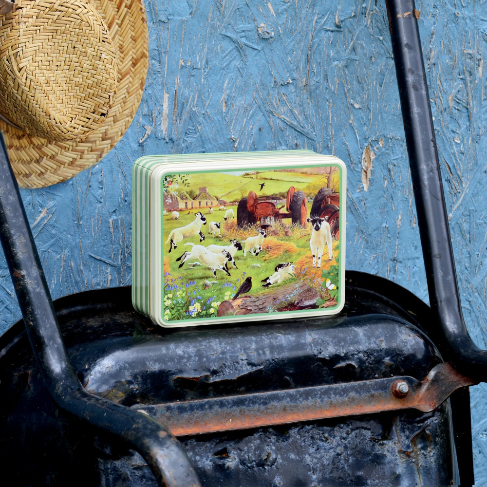 Elite Tins Storage Tin - Sheep in the Field - Image 5