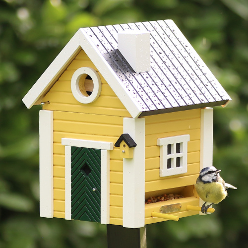 Wildlife Garden Vogelhaus/Futterspender - gelb