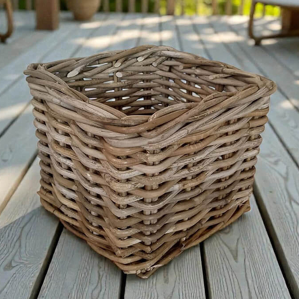 A2 Living Rattan Basket, Square - 27 x 27 - Image 2