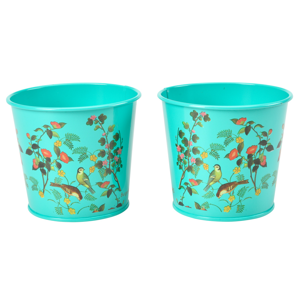 Burgon & Ball herb pots, 2 pcs. - Birds