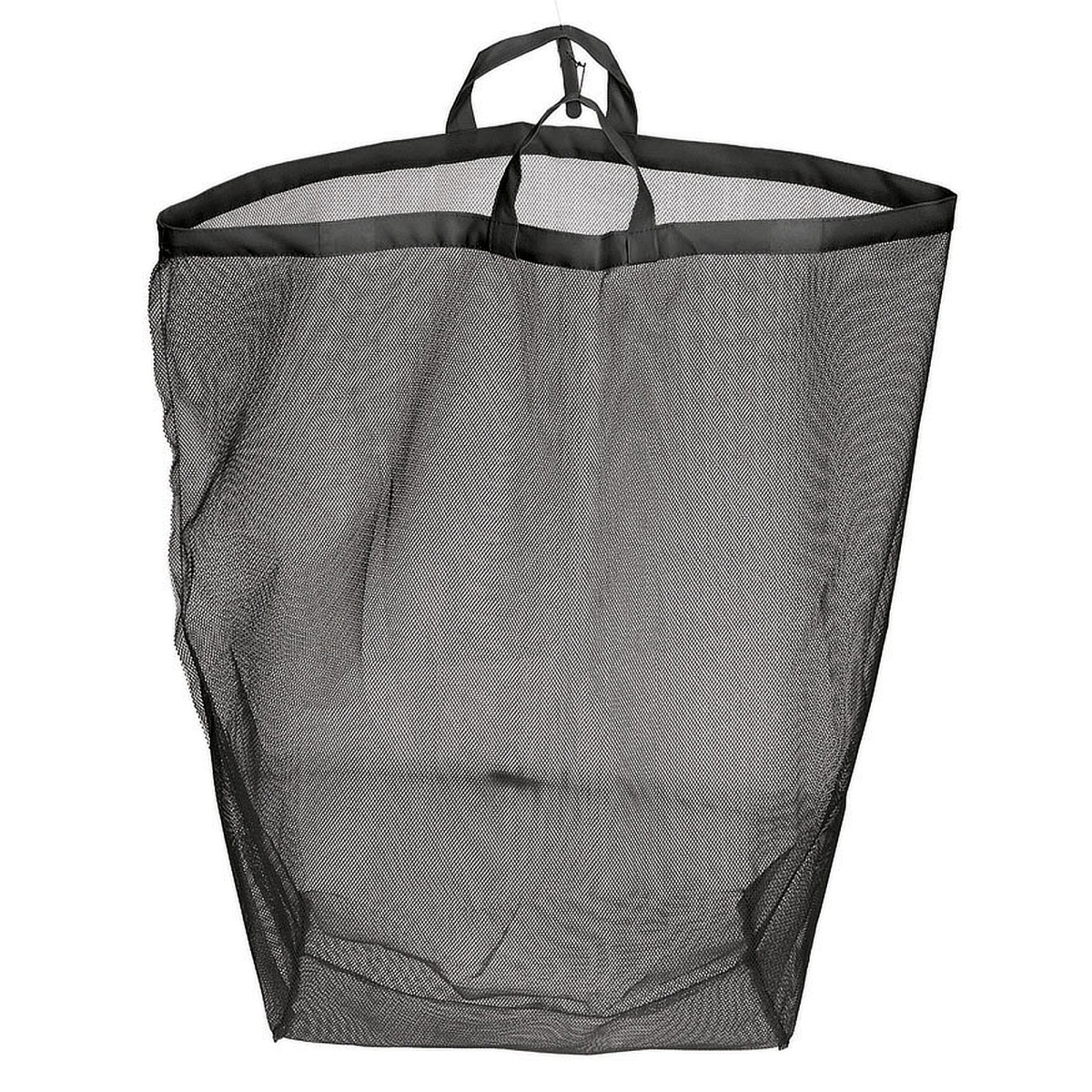Zeller laundry basket with carry bag - Black | Hokus Krokus