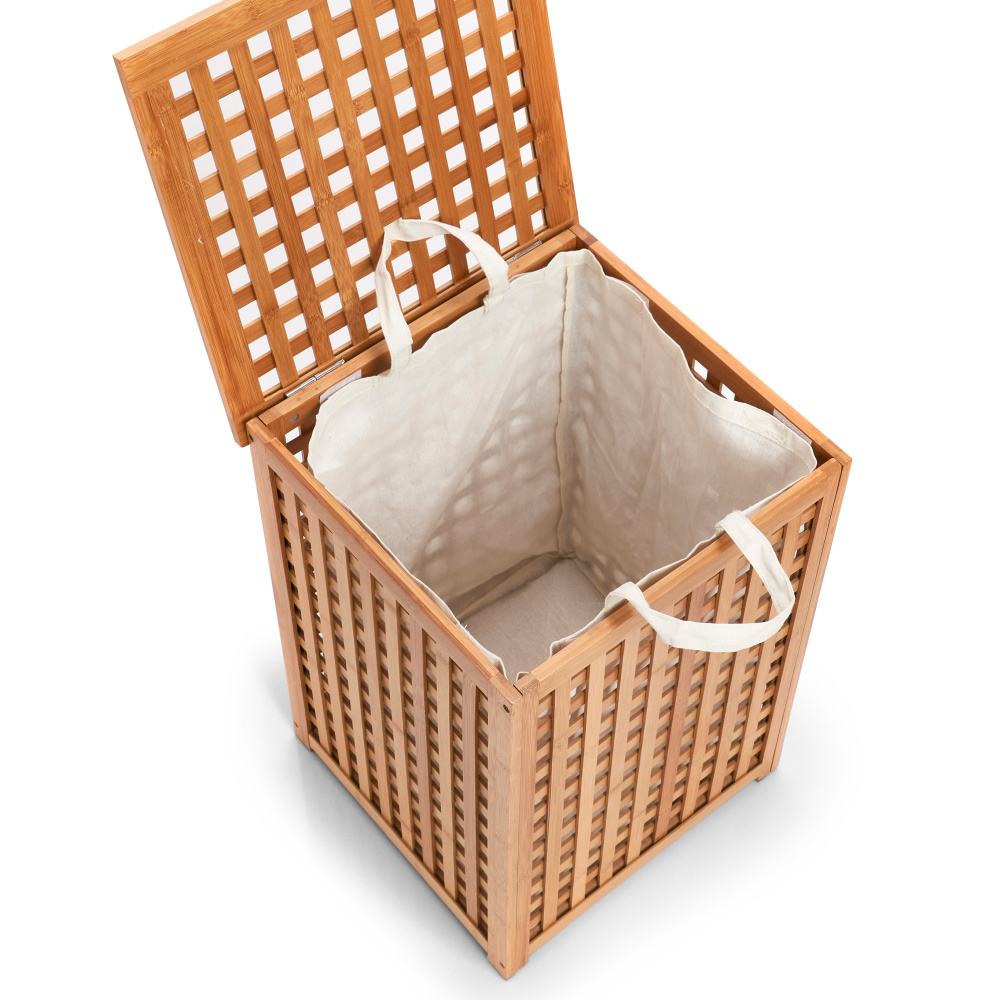 Zeller panier à linge en bambou - Image 2