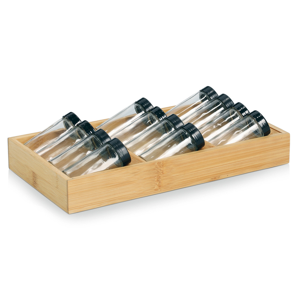 Zeller spice set with 12 glass jars - Image 3