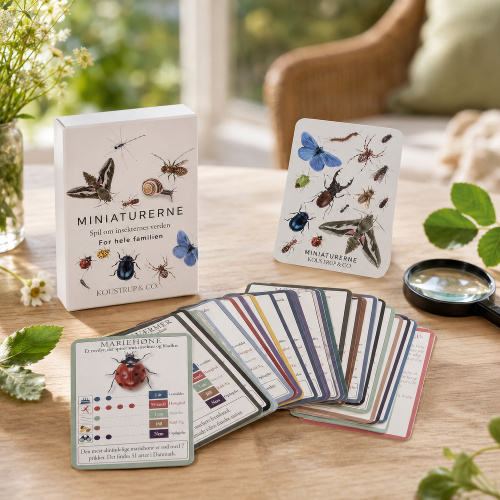Koustrup & Co. Spielkarten mit Insekten