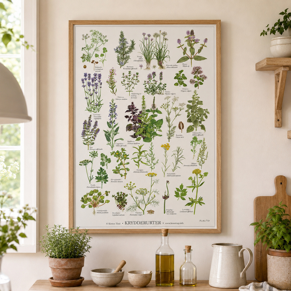 Affiche Koustrup - Herbes aromatiques, A2 - Image 3