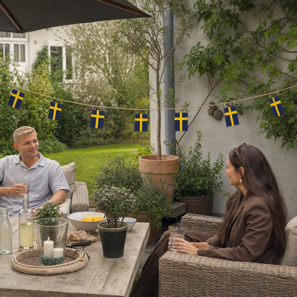 A2 Living textile flags, 8 pcs. - Sweden - Image 5