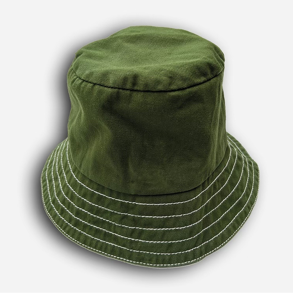 ELDgarden bøllehat - Grøn denim - Billede 2