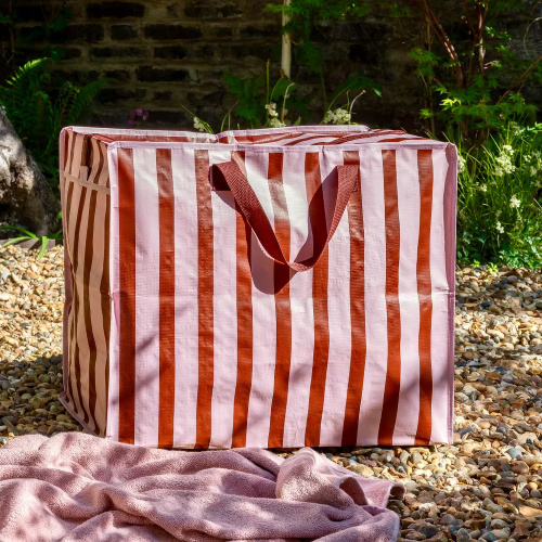 Rex London sac de rangement - rose et marron