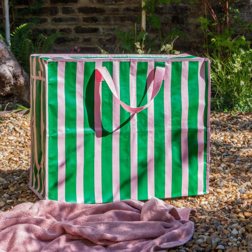 Rex London sac de rangement - rose et vert