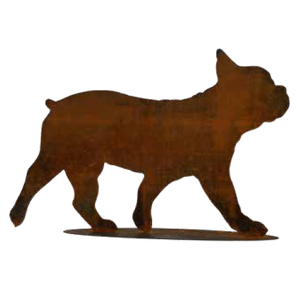 Dana's iron figurine - French bulldog walking - Image 2
