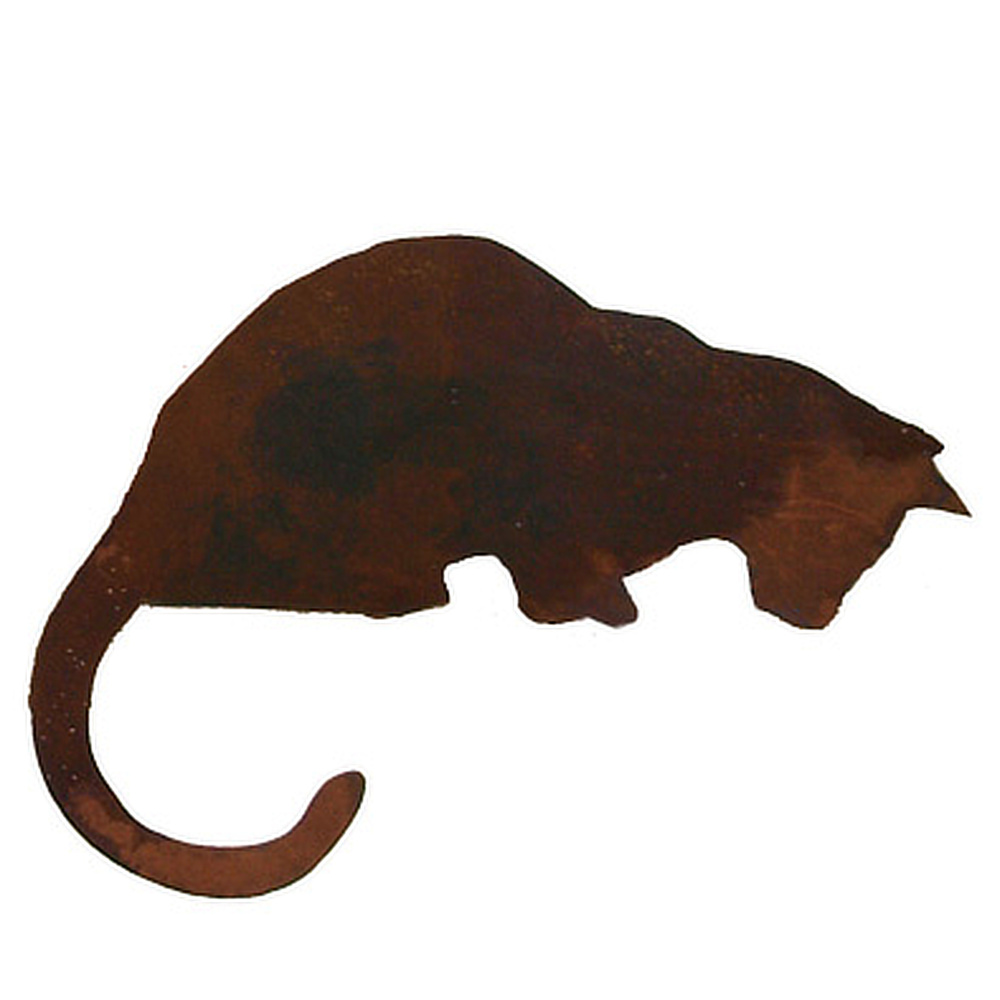 Dana's iron figure - Cat looking down and eating - Image 2