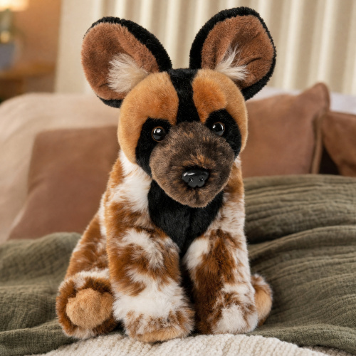 Living Nature plush toy - African wild dog, 24 cm