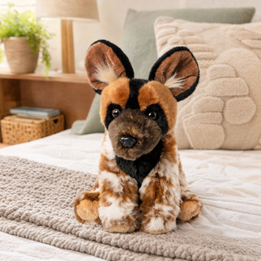 Living Nature gosedjur - afrikansk vildhund, 24 cm - Bild 4
