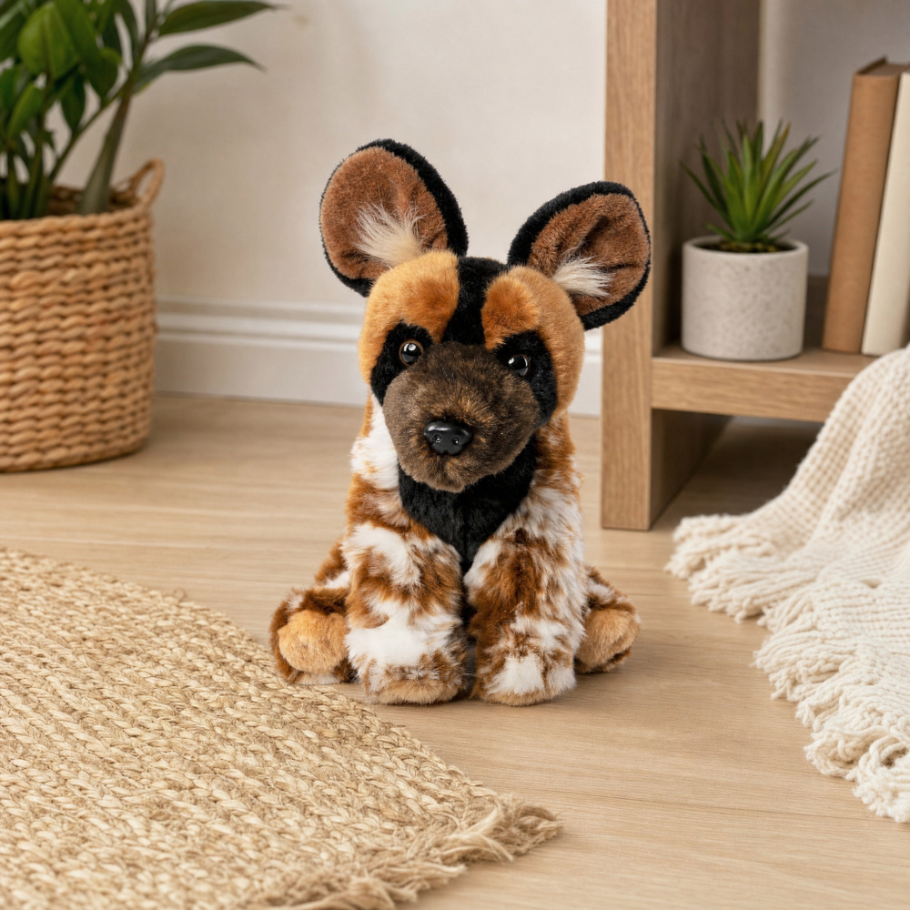 Living Nature bamse - Afrikansk vildhund, 24 cm - Billede 6