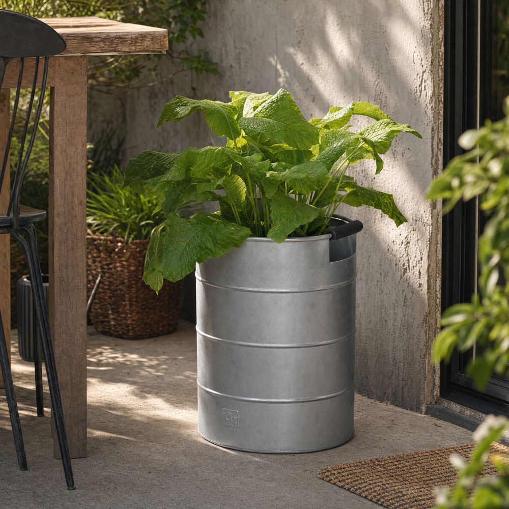 A2 Living planter, Ø26 - galvanized - Image 3