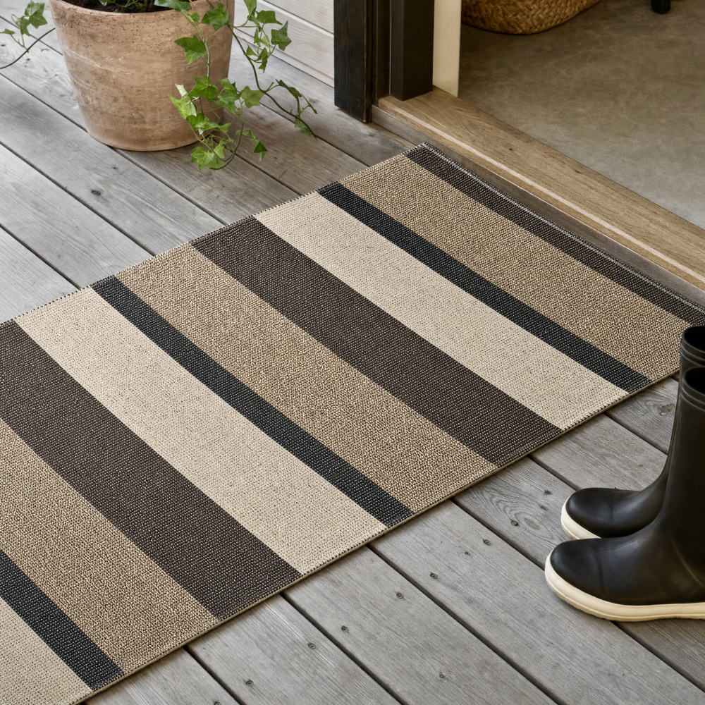 Tapis d’extérieur Horredsmattan - Block marron, 70x200 - Image 4