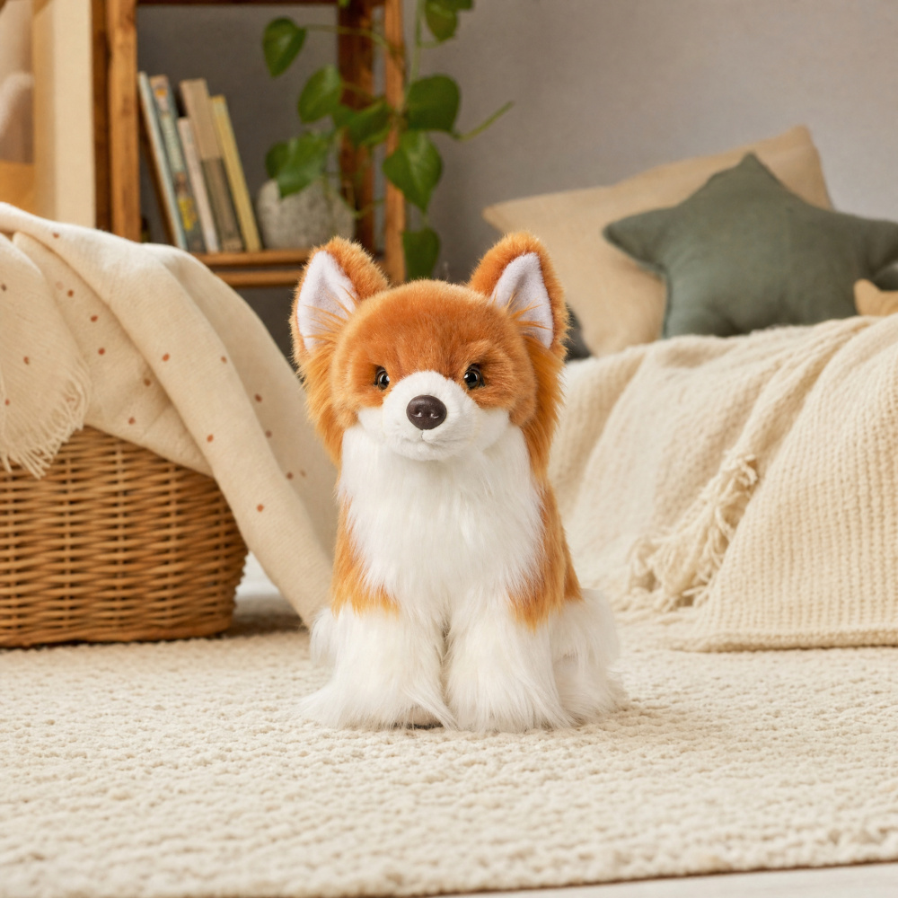 Living Nature knuffel - Langharige chihuahua, 23 cm - Afbeelding 3