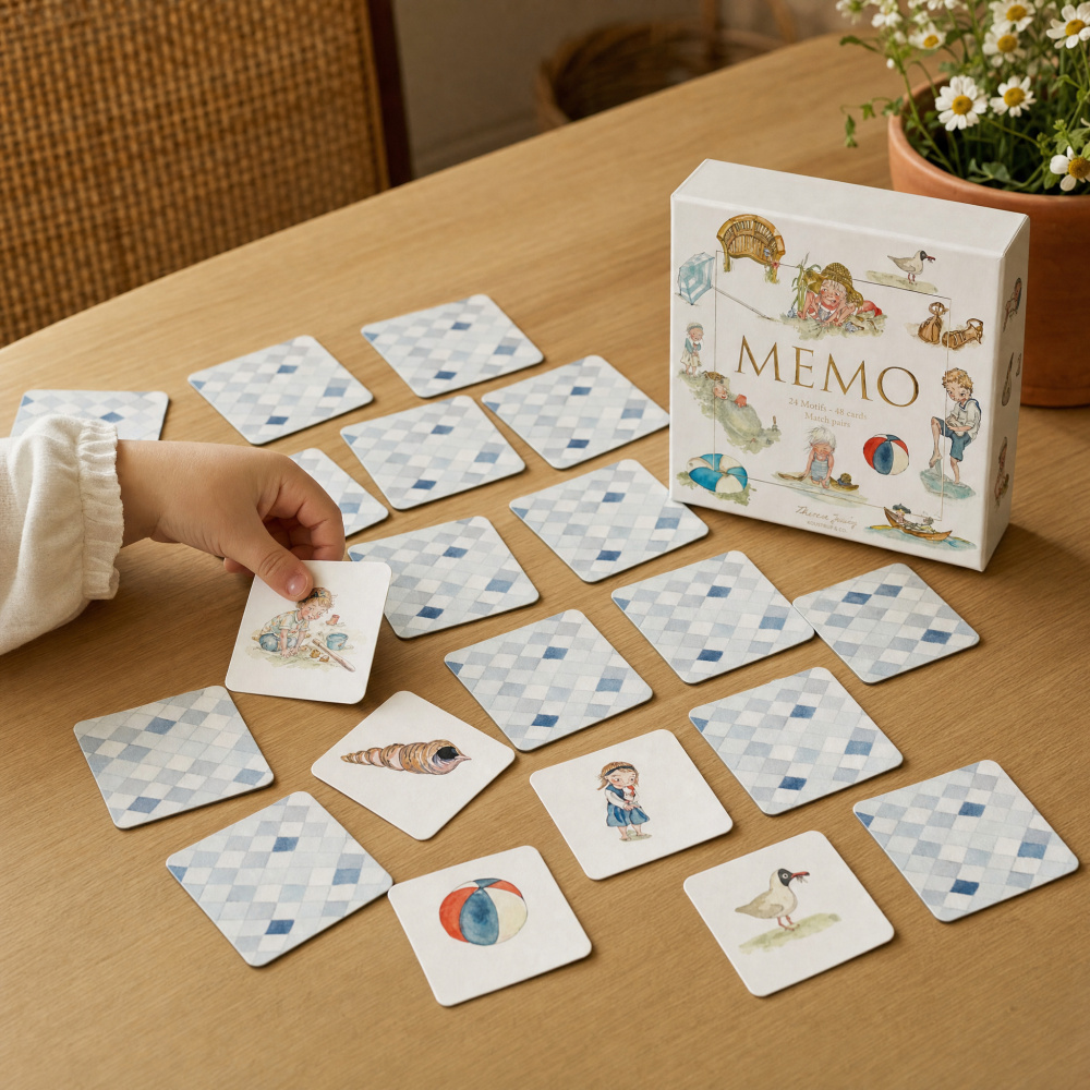 Koustrup — jeu de mémoire : motifs de plage - Image 2