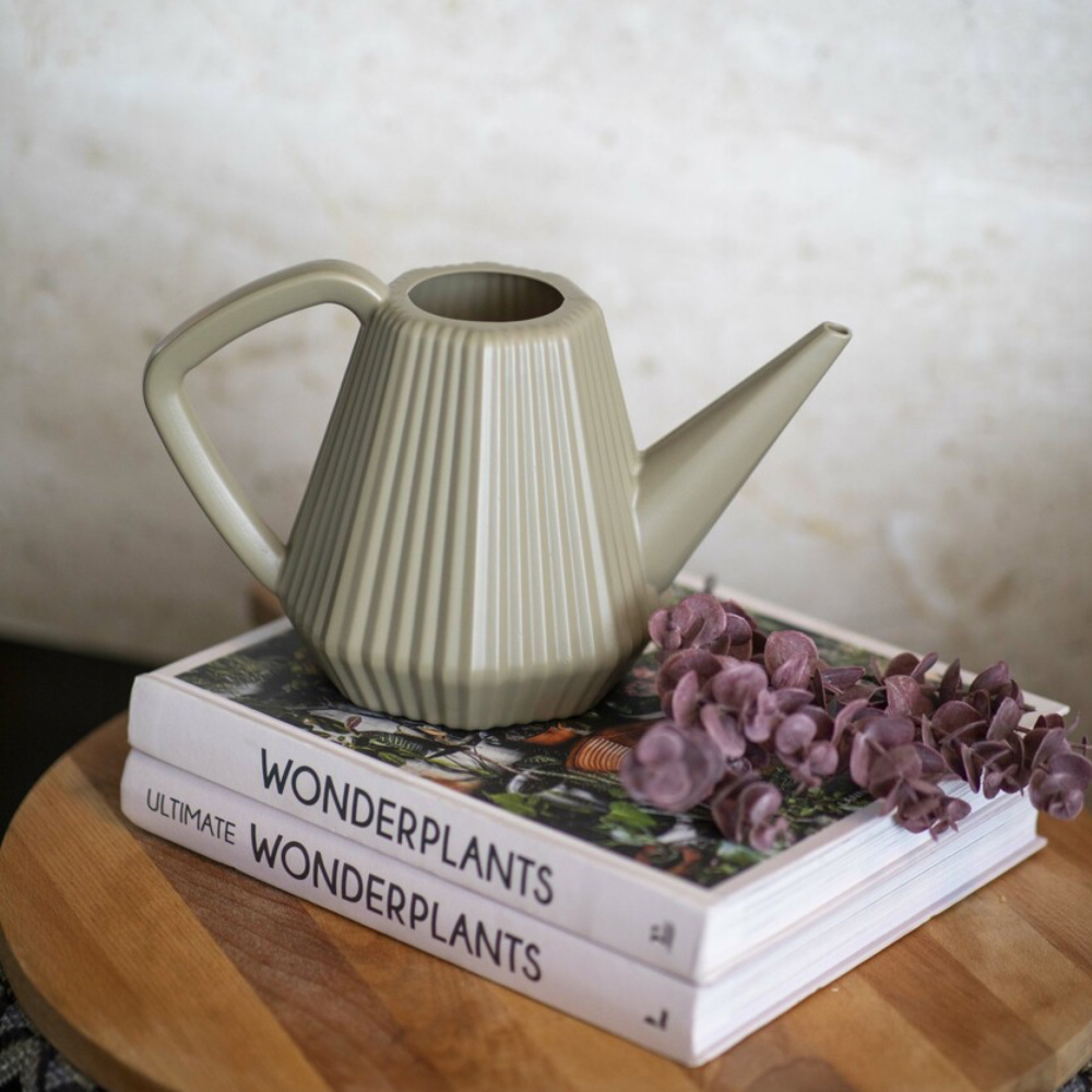 Xala Doppio watering can, 2 L - Olive grey - Image 4