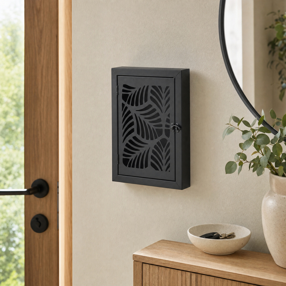 Zeller key cabinet with leaves - Image 2