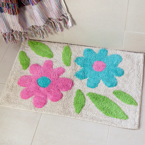 Rex London Badematte, 80x50 - Blumen