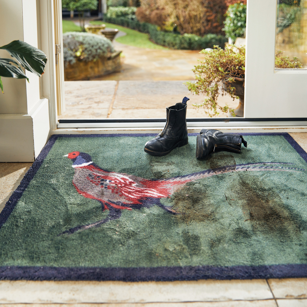Hug Rug eco-deurmat, 65x85 - Fazant - Afbeelding 2