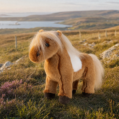 Living Nature Plüschtier - Shetlandpony, 23 cm