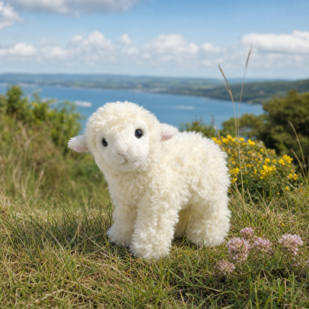 Living Nature soft toy - Standing lamb, 15 cm - Image 3