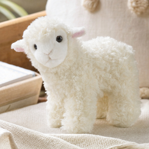 Living Nature soft toy - Standing lamb, 15 cm