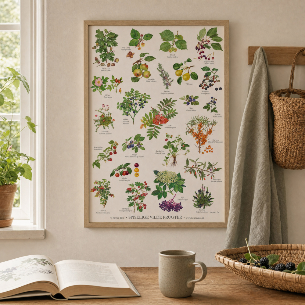 Koustrup Poster - Edible Wild Fruits, A2 - Image 3