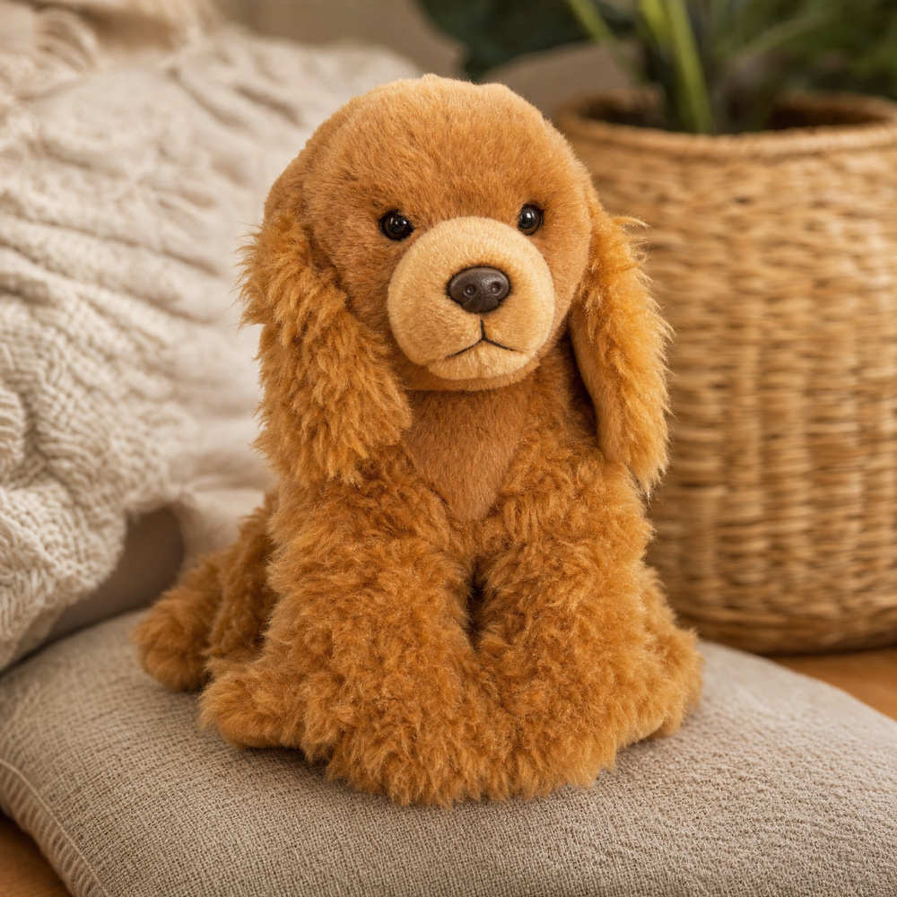 Living Nature knuffel - Cocker spaniel, 16 cm - Afbeelding 2