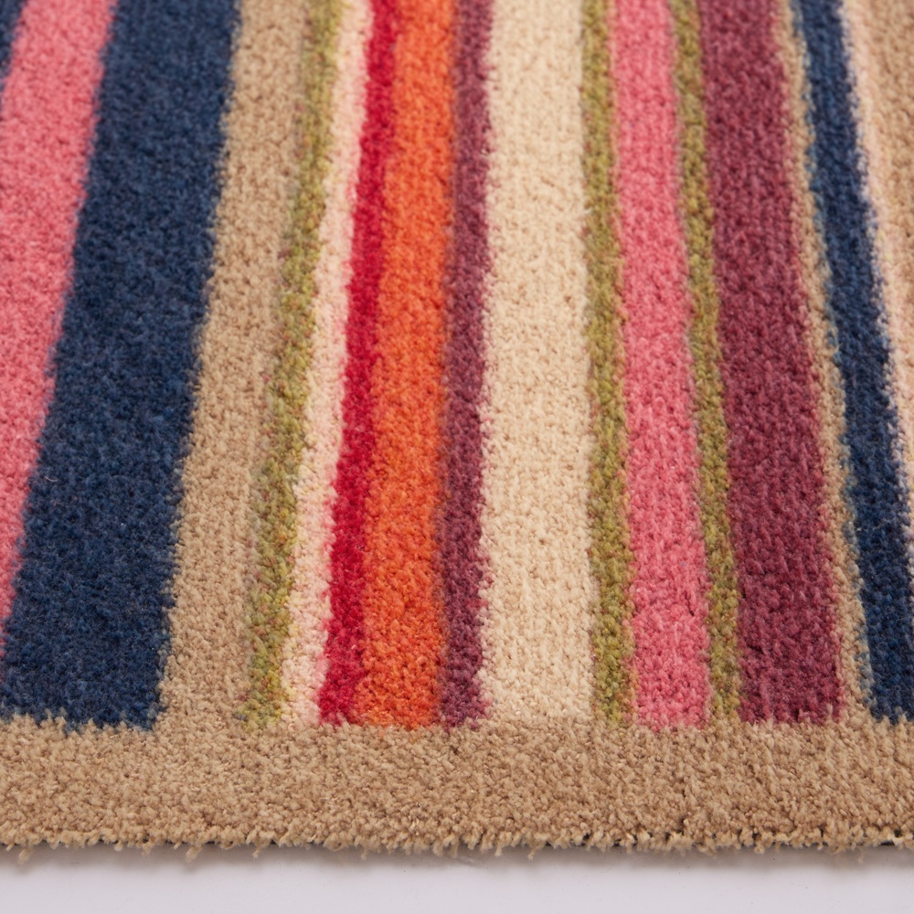 Hug Rug eco doormat, 65x85 - Sunset stripes - Image 3