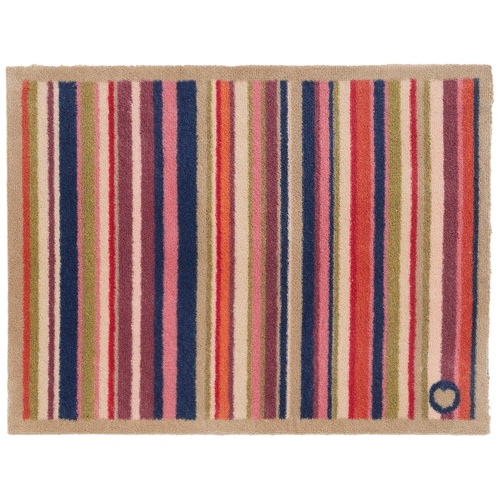 Hug Rug eko dörrmatta, 65x85 - Solnedgångsränder